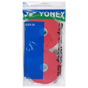 Yonex Super Grap Ac102ex Tennis Overgrip 30 Units Rojo