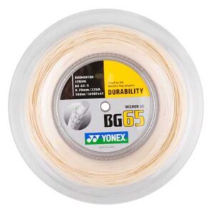 Yonex Bg 65 200 M Badminton Reel String Amarillo 0.70 mm