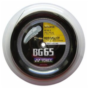 Yonex Bg 65 200 M Badminton Reel String Negro 0.70 mm