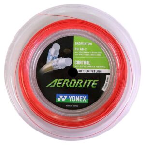 Yonex Aerobite 200 M Badminton Reel String Rojo 0.67 mm / 0.61 mm