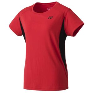 Yonex Logo Short Sleeve T-shirt Rojo XL Mujer