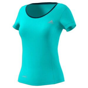 Adidas Court Padel Short Sleeve T-shirt Azul S Mujer