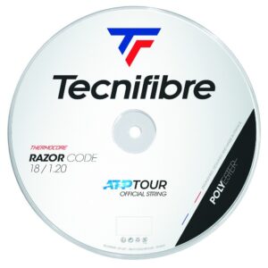 Tecnifibre Razor Code 200 M Tennis Reel String Negro 1.20 mm