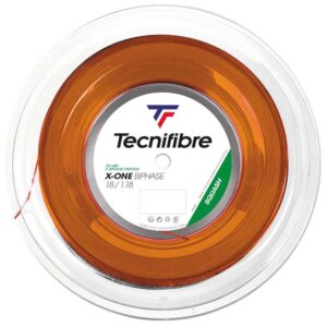 Tecnifibre X-one Biphase 200 M Squash Reel String Naranja 1.18 mm