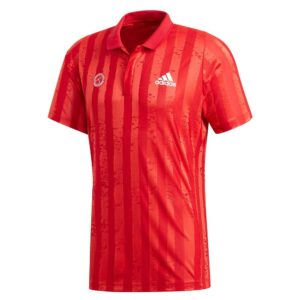 Adidas Freelift E Short Sleeve Polo Rojo S Hombre