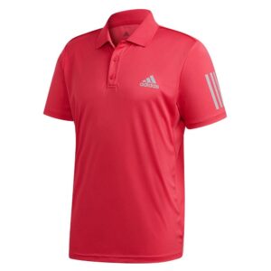 Adidas Club 3 Stripes Short Sleeve Polo Rosa XS Hombre