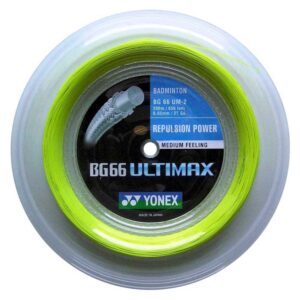 Yonex Bg 66 Ultimax 200 M Badminton Reel String Transparente 0.65 mm