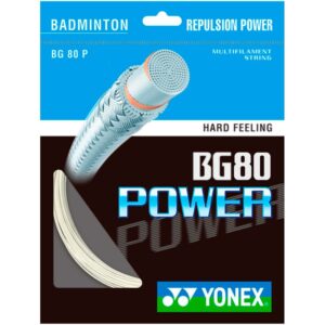 Yonex Bg 80 Power 200 M Badminton Reel String Blanco 0.68 mm