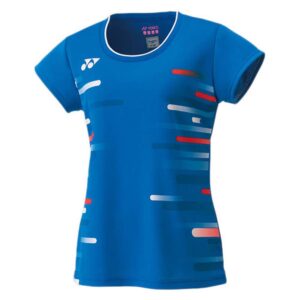 Yonex Game Short Sleeve T-shirt Azul S Mujer