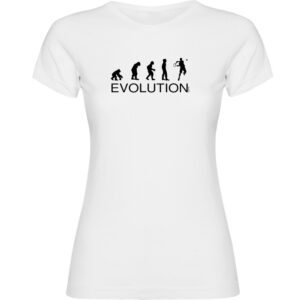 Kruskis Evolution Smash Short Sleeve T-shirt Blanco S Mujer