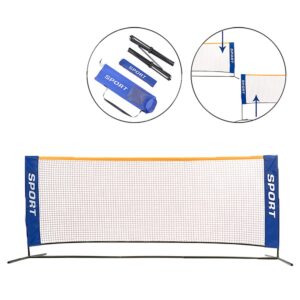 Softee Mini Tennis/badminton Set Azul 3 x 1.5 m