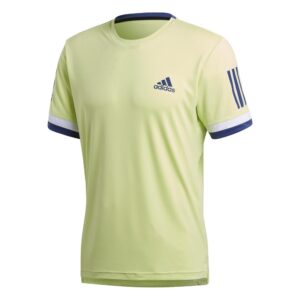 Adidas Club 3 Stripes Short Sleeve T-shirt Amarillo XS Hombre