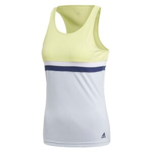 Adidas Club Sleeveless T-shirt Amarillo,Azul M Mujer