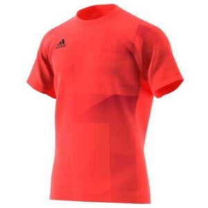 Adidas Badminton Freelift Olympic Heat.rdy Short Sleeve T-shirt Rojo S Hombre