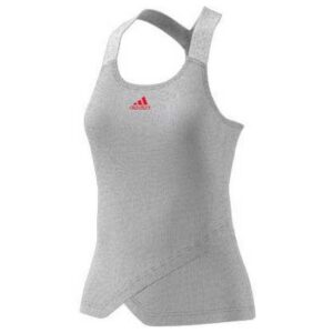 Adidas Badminton Y- Primeblue Sleeveless T-shirt Gris S Mujer