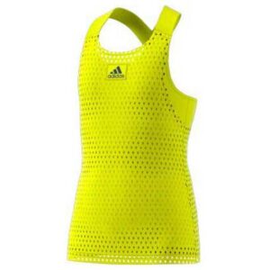 Adidas Badminton Y Primeblue Sleeveless T-shirt Amarillo 9-10 Years Niño