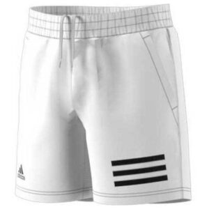 Adidas Badminton Club 3 Stripes Shorts Blanco 7-8 Years Niño