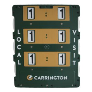 Carrington French Tennis Court Scoreboard Naranja,Negro 60 x 46 cm