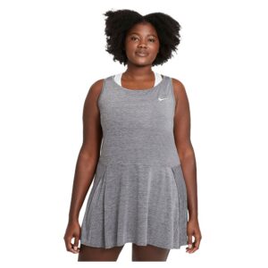 Nike Court Dri Fit Advantage Dress Gris L Mujer