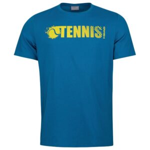 Head Racket Font Short Sleeve T-shirt Azul XL Hombre