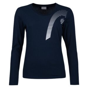 Head Racket Club 21 Linda Long Sleeve T-shirt Azul S Mujer