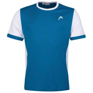 Head Racket Davies Short Sleeve T-shirt Azul 164 cm Niño