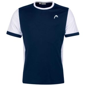 Head Racket Davies Short Sleeve T-shirt Blanco,Negro 164 cm Niño