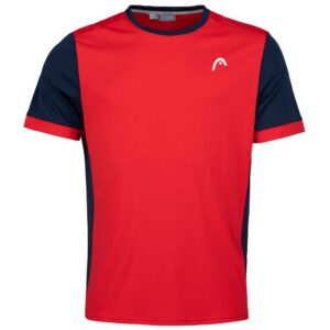 Head Racket Davies Short Sleeve T-shirt Rojo 176 cm Niño