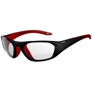 Bolle Baller Squash Glasses Junior Rojo,Negro PC Clear Platinum/CAT0