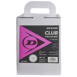 Dunlop Club Training 40+ Mm Table Tennis Balls Blanco 144 Balls