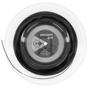 Dunlop Explosive Bite Polyester 200 M Tennis Reel String Negro 1.27 mm