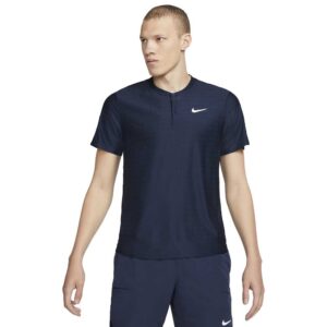 Nike Court Dri Fit Advantage Short Sleeve Polo Azul XL Hombre