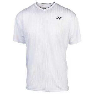 Yonex Crew Neck Short Sleeve T-shirt Blanco S Hombre