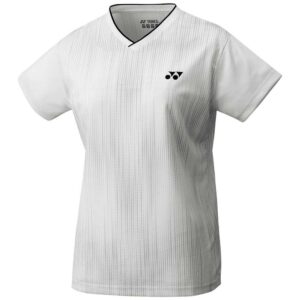 Yonex Crew Neck Short Sleeve T-shirt Blanco XS Mujer