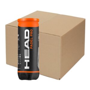 Head Racket Padel Pro Padel Balls Box Naranja,Negro 24 x 3 Balls