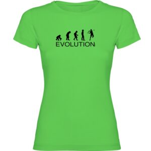 Kruskis Evolution Smash Short Sleeve T-shirt Verde L Mujer