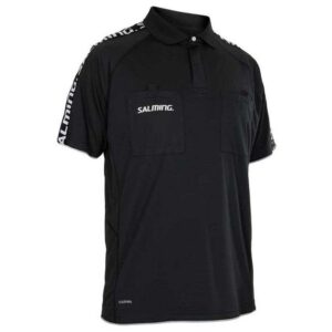 Salming Referee Short Sleeve Polo Negro M Hombre
