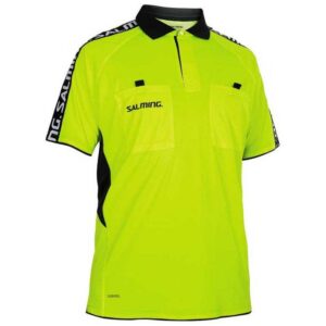 Salming Referee Short Sleeve Polo Verde S Hombre