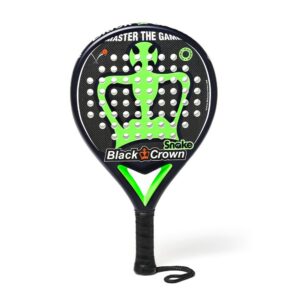 Black Crown Snake Padel Racket Negro