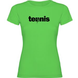 Kruskis Word Tennis Short Sleeve T-shirt Verde 2XL Mujer