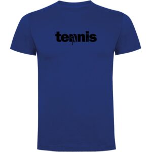 Kruskis Word Tennis Short Sleeve T-shirt Azul 3XL Hombre