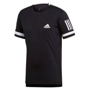 Adidas Club 3 Stripes Short Sleeve T-shirt Negro XS Hombre