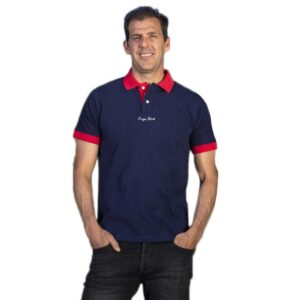Drop Shot Doma Short Sleeve Polo Azul XL Hombre