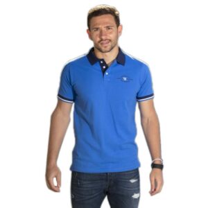 Drop Shot Fuster Short Sleeve Polo Azul L Hombre