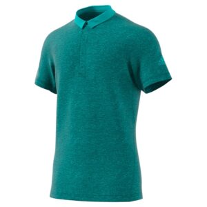 Adidas Heathered Short Sleeve Polo Verde XS Hombre