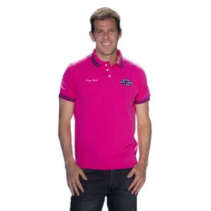 Drop Shot Izaro Short Sleeve Polo Rosa S Hombre