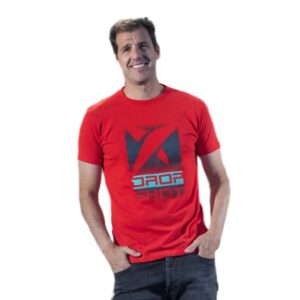 Drop Shot Trainging Jmd Short Sleeve T-shirt Rojo M Hombre