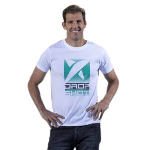 Drop Shot Trainging Jmd Short Sleeve T-shirt Blanco S Hombre