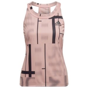 Adidas Badminton Club Graphic Sleeveless T-shirt Rosa XS Mujer