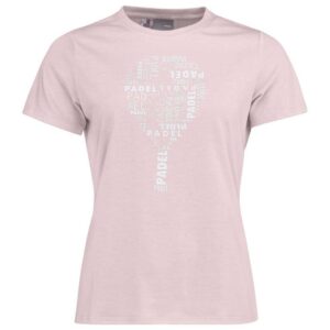 Head Racket Padel Typo Short Sleeve T-shirt Lila XS Mujer